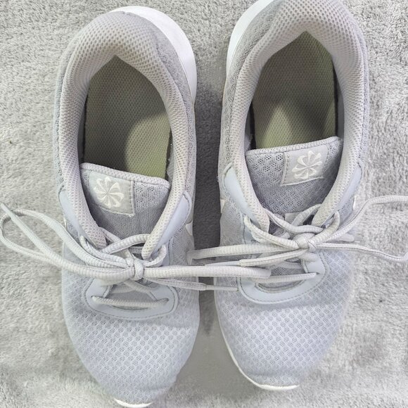 Men Nike Tanjun Gray Mesh Sneakers Lightweight Breathable Athletic Shoes US 11 - Picture 6 of 7